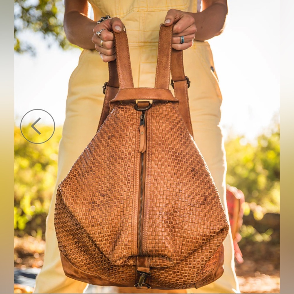 STS Ranchwear Brown Woven Backpack - Picture 4 of 9